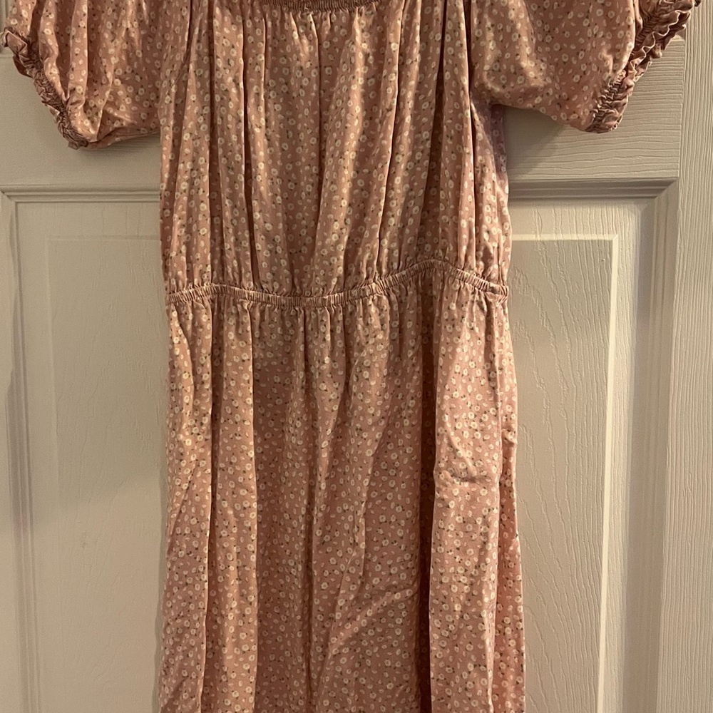 Pink rose adorable dress small